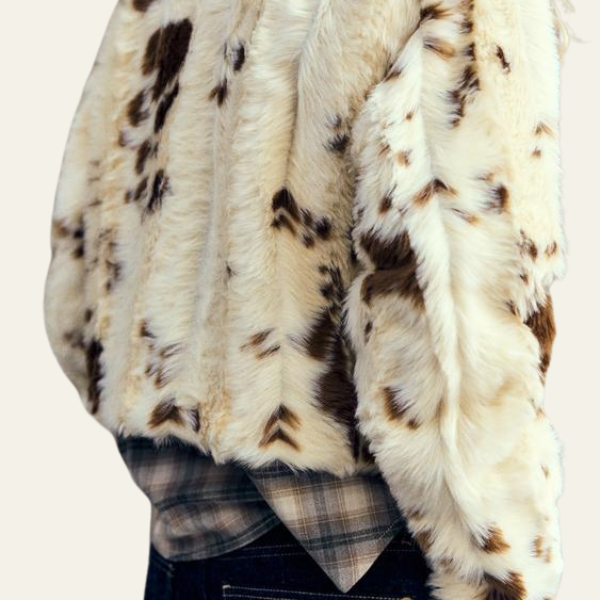 The Oslo Cropped Faux Fur Jacket