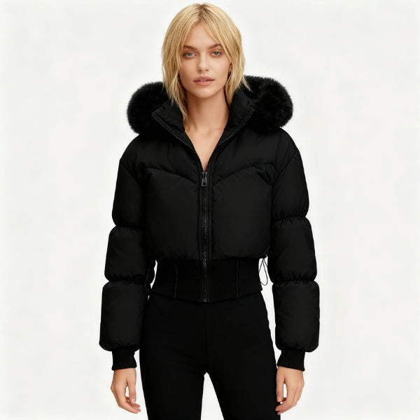 The Amy faux-Fur Hooded Puffer Jacket