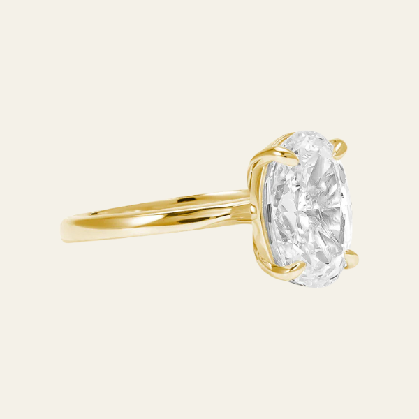 The Aurelia Oval Solitaire Ring