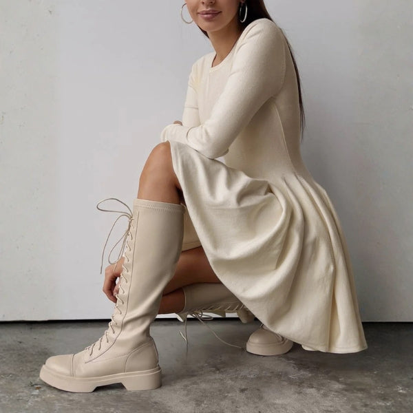 The Vienna Fit-and-Flare Mini Dress