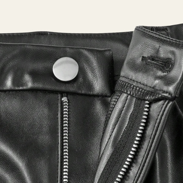 The Soho Flared Leather Pants