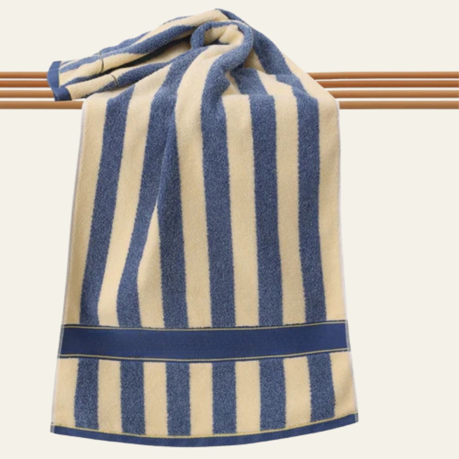 The Riviera Coastal Stripe Hand Towel