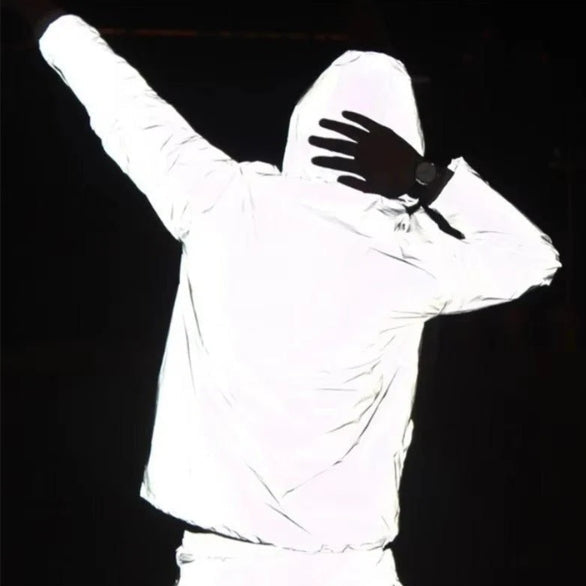 The Luminate Reflective Hooded Shell Jacket
