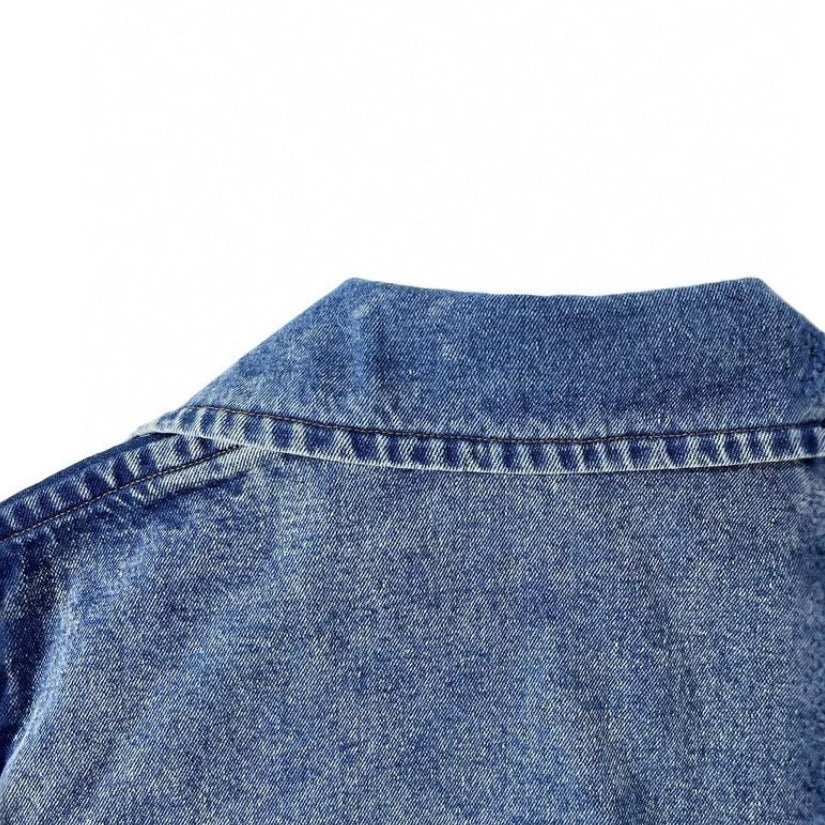 The Aspen Denim Shearling Coat