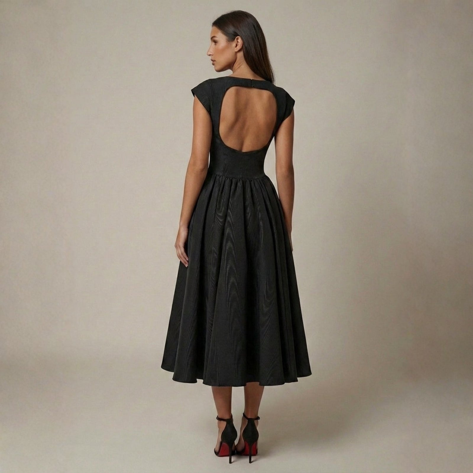 The Verona Cut-Out Midi Dress