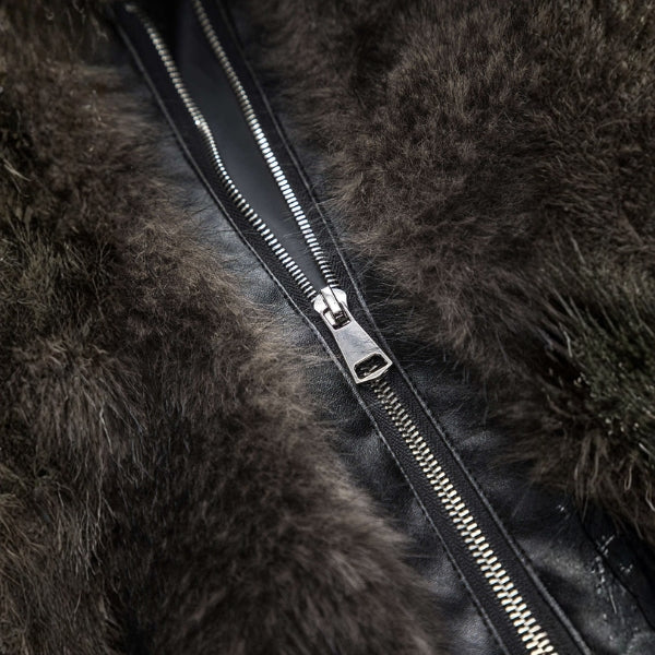 The Oslo Faux Fur Bomber Jacket