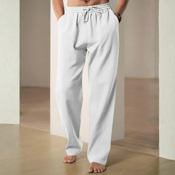 The Malibu Drawstring Eco-Linen Trousers