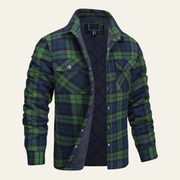 The Aspen Quilted Flannel Overshirt