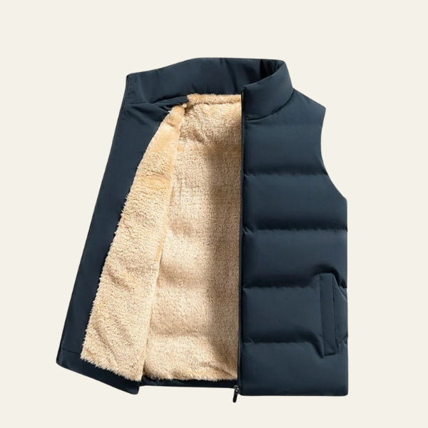 The Alpine Plush-Lined Puffer Vest