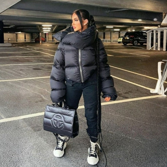 The Oslo Funnel-Neck Puffer Jacket