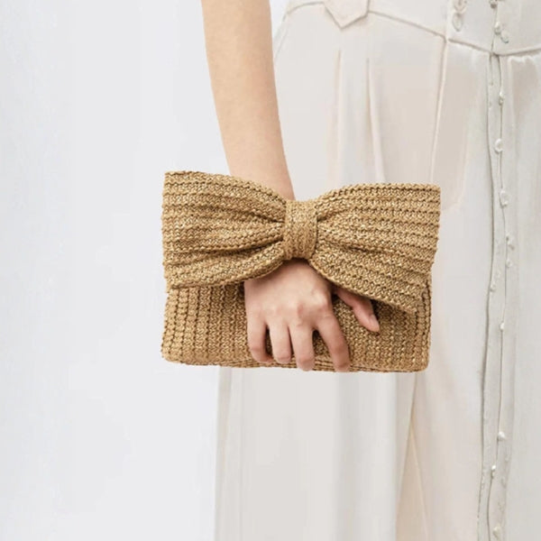 The Tulum Bow-Detail Clutch