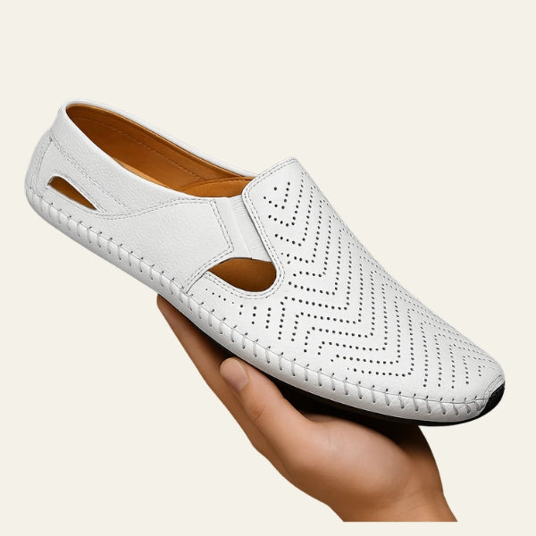 The Riviera Perforated Slip-On Loafers