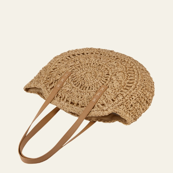The Sorrento Woven Straw Tote