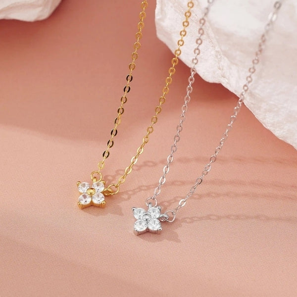 The Riviera Four-Petal Pendant Necklace