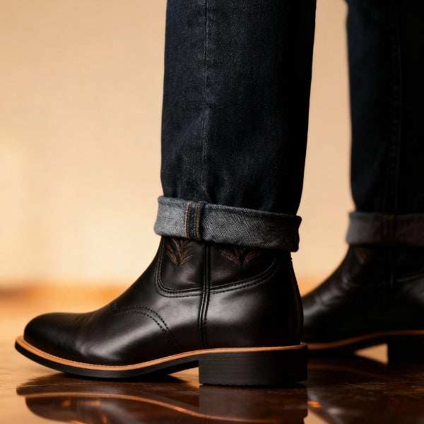 The Frontier Embroidered Western Boots