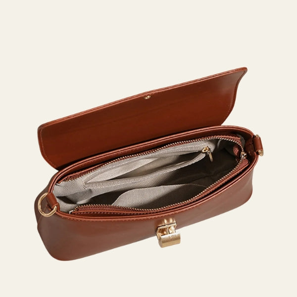 The Florence Bar-Clasp Shoulder Bag