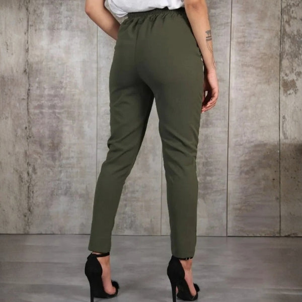 The Alegra Belted Tapered Trousers