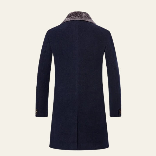 The Vienna Faux-Fur Collar Overcoat