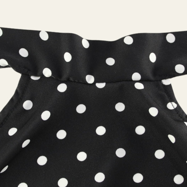 The St. Tropez Halter Polka-Dot Dress