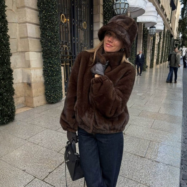 The Montmartre Faux-Fur Bucket Hat
