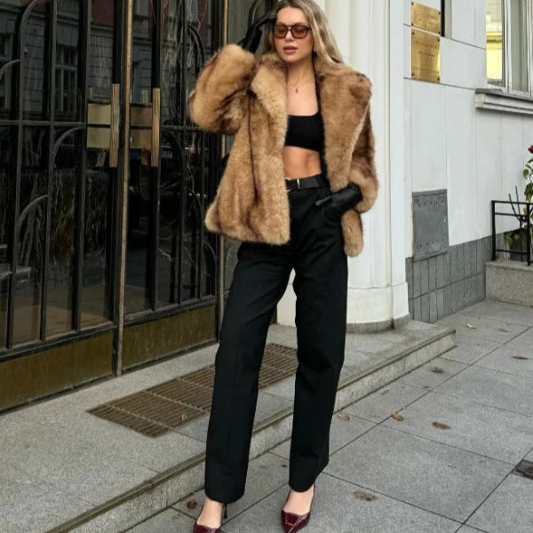 The Aspen Plush Faux-Fur Coat