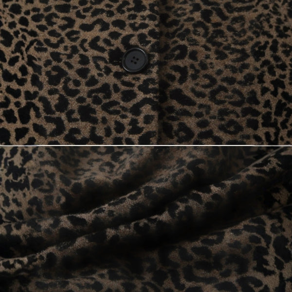 The Casablanca Leopard Wool Coat