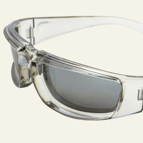 The Oslo Transparent Frame Rectangular Sunglasses