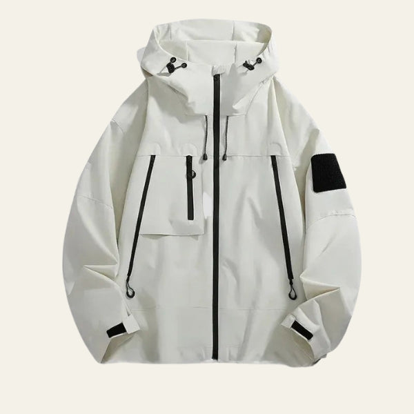 The Alpine Hooded Zip Shell Jacket
