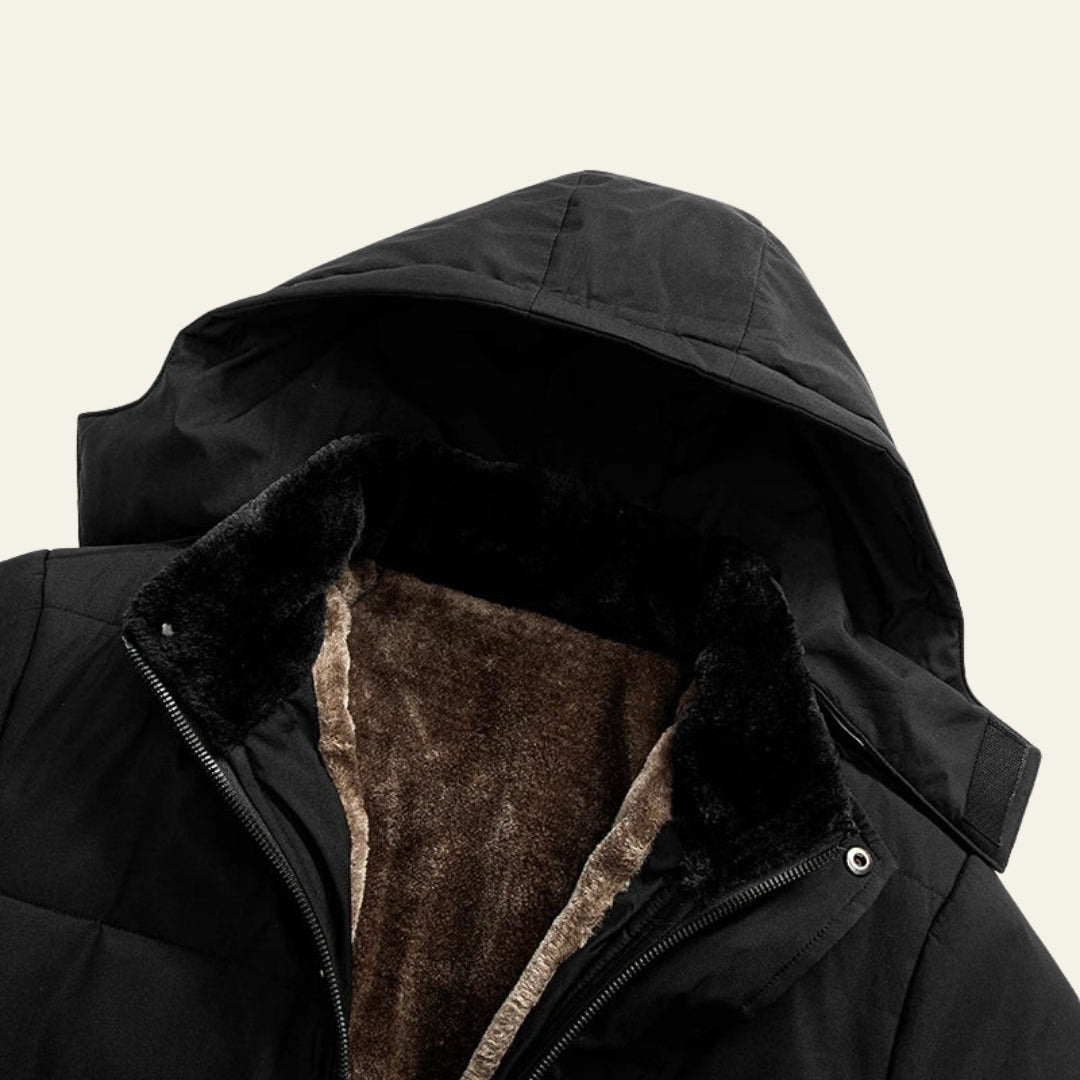 The Aspen Hooded Plush-Lined Puffer Jacket