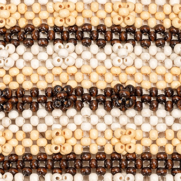 The Bali Striped Beaded Tote Bag
