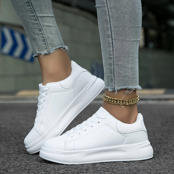 The Milan Chunky-Sole Lace-Up Sneakers