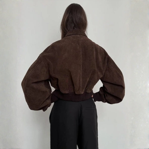The Oslo Suede Bomber Jacket