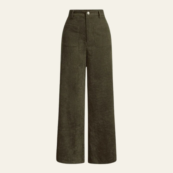 The Siena Corduroy Wide-Leg Trouser