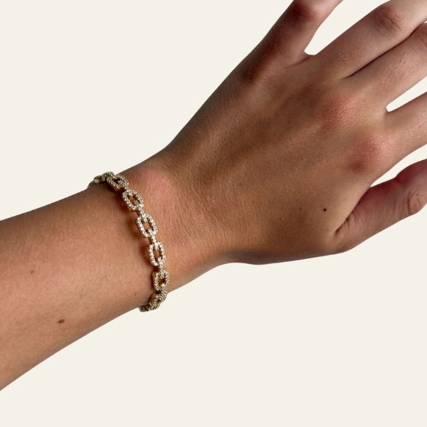 The Riviera Pavé-Link Bracelet