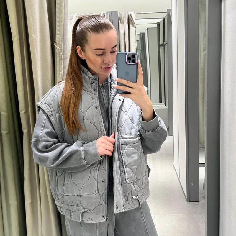 The Aspen Cotton Quilted Vest