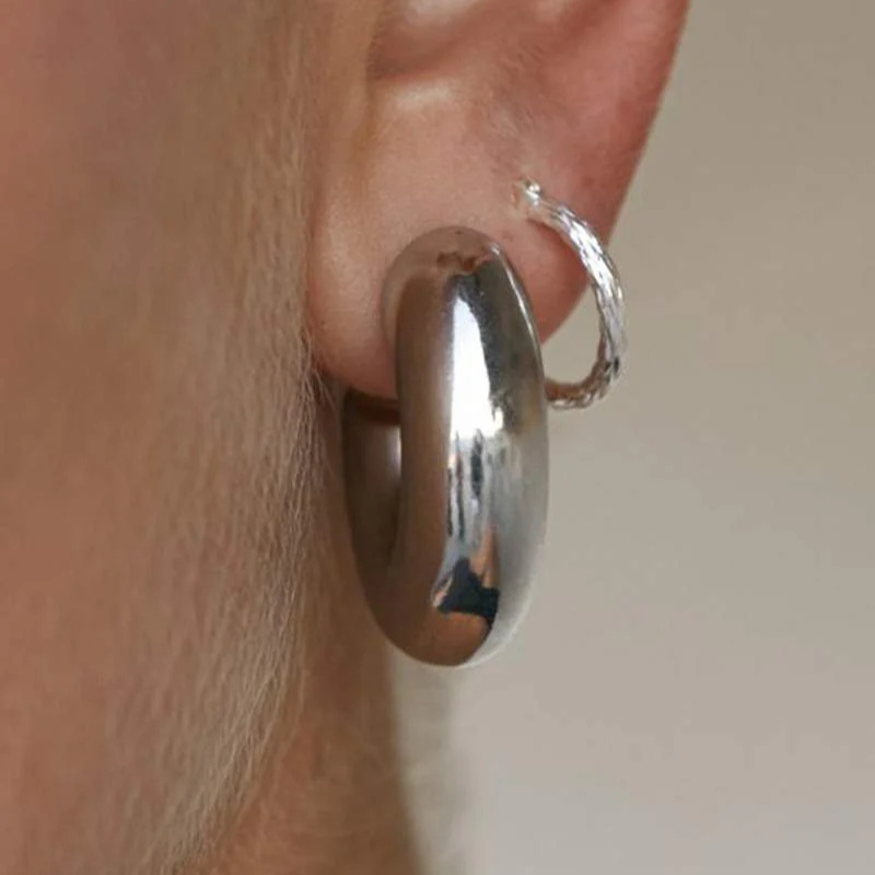 The Monaco Chunky Hoop Earrings