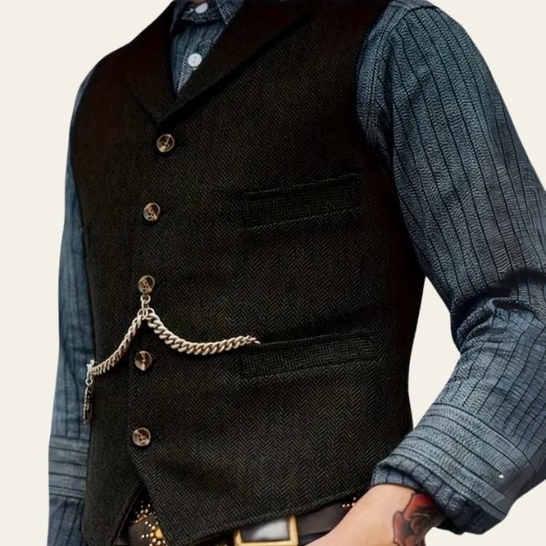 The Ashbourne Classic Tweed Vest