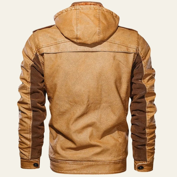 The Oslo Contrast-Panel Hooded Jacket