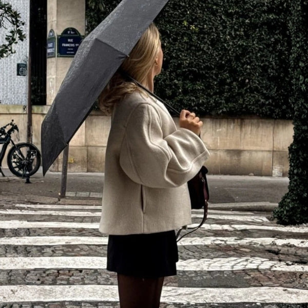 The Zurich One-Button Cocoon Coat