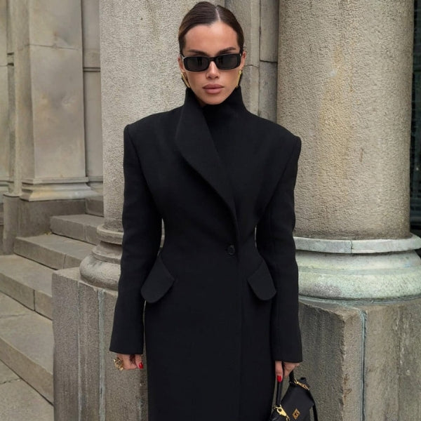 The Geneva Sculpted Maxi Coat