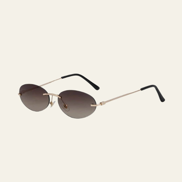 The Santorini Retro Oval Sunglass