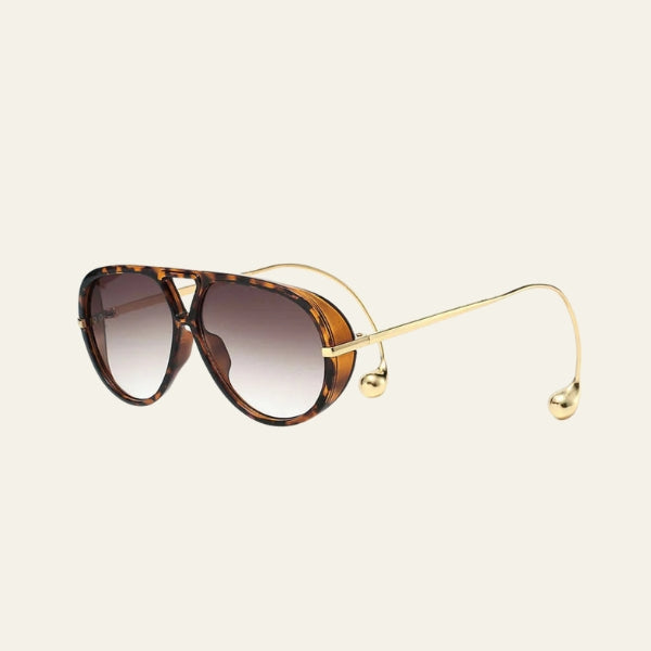 The Tokyo Orb-Temple Aviator Sunglasses
