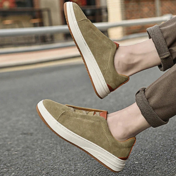 The Verona Slip-On Suede-Effect Sneaker