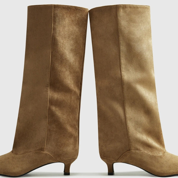 The Siena Pointed-Toe Knee-High Boots