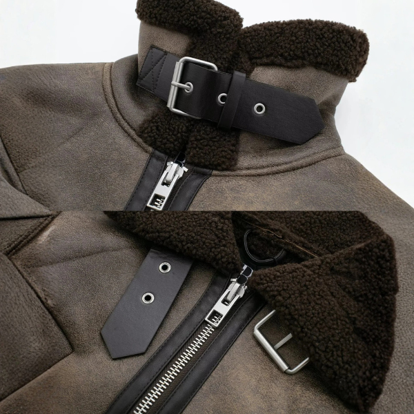 The Bergen Shearling Aviator Jacket
