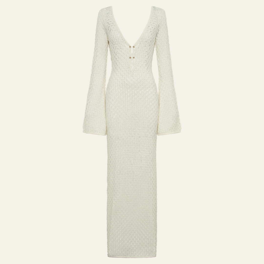 The St. Moritz Knit Beach Maxi Dress