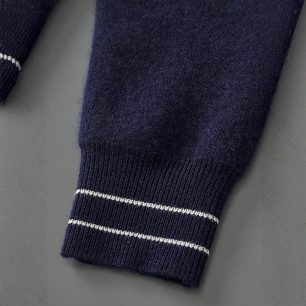 The Monaco Merino Wool Zip Cardigan