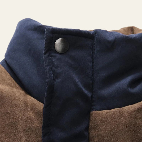 The Bergen Contrast Panel Puffer Jacket