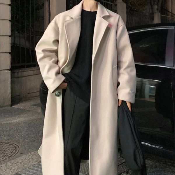 The Lucien Belted Wrap Overcoat