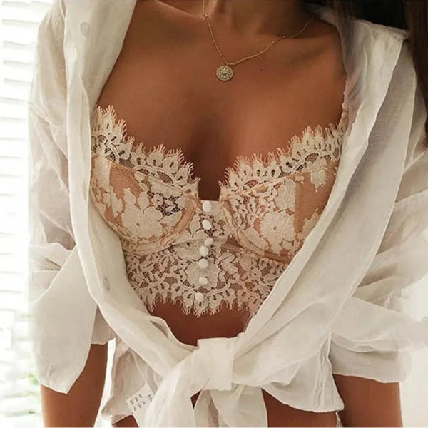 The Florence Lace Corset Bra